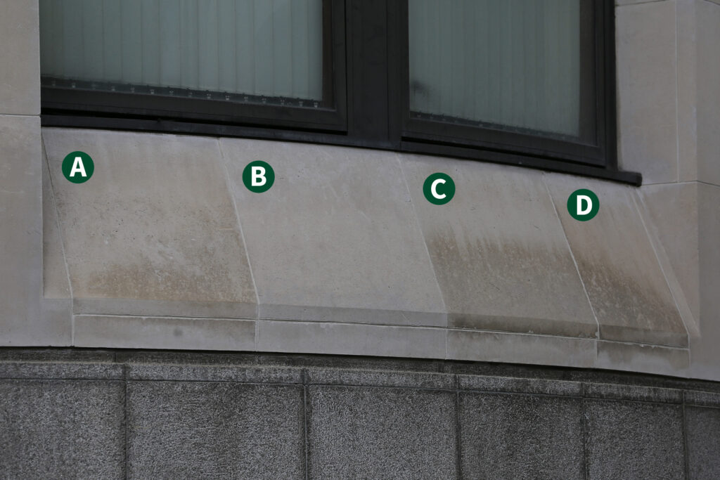 The Aqua Fend® range protects your building's façade and flooring, preventing the long-term damage caused by water ingress and urban pollution, while preserving the original structure and colour of your stonework for as long as possible after cleaning, safeguarding your valuable long-term investment.